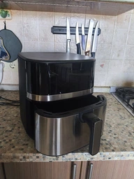 Многофункциональная мультипечь CROWNBERG AIR FRYER GRILL XL на 6,5 литров Аэрогриль , фритюрница без масла, аэрофритюрница 2000 Вт фото от покупателей 3