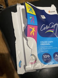 Бумага офисная картон А4, 120г/м2, 250л, Color Copy Mondi Бумага плотная А4 для принтера