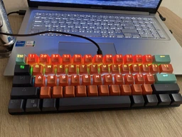 Механічна ігрова клавіатура MUCAI MKA610 60% проводова червоні свічі Red Switch RGB-підсвітка Hot Swap