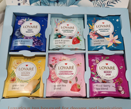 Колекція чаю Lovare Bouquet 6 видів по 5 шт. (4820198874186) фото від покупців 1