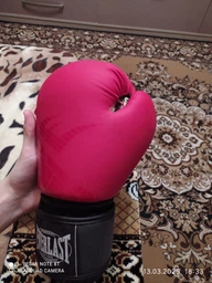 Боксерські рукавички Everlast DX3597 12oz синій фото від покупців 1