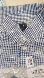 Рубашка мужская H&M 0781758 XS/S Синяя (7000000000309)