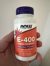 Вітамін Е 400 мг Now Foods Vitamin E 400 мг Natural 100 капсул
