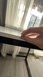 Угловой стол компьютерный письменный с металлическим каркасом в стиле Лофт (Loft) DrevoGoods усиленный, рабочий для дома и офиса 1600x750x1600мм; металл: Черный; дерево: Белый + подставка (полка) под монитор (816|53) фото от покупателей 2