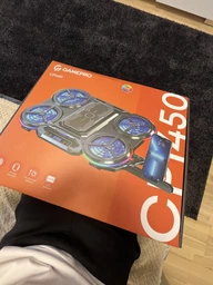 Охлаждающая подставка для ноутбука GamePro CP1450 Black фото от покупателей 5