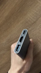 Переходник Type-C на HDMI USB 3.0, адаптер для MacBook Apple Samsung Asus HP Type-С USB-хаб 4K (TypeC-HUB-3in1-SL) Dark Grey фото от покупателей 6