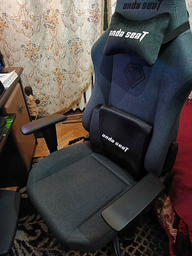Кресло игровое Anda Seat Phantom 3 Size L Linen Fabric Dark Gray (AD18Y-06-G-F) фото от покупателей 1