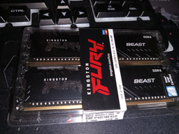 Оперативная память Kingston Fury DDR4-3200 32768MB PC4-25600 (Kit of 2x16384) Beast Black (KF432C16BB1K2/32) фото от покупателей 5