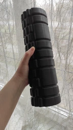 Массажный ролик (валик) Solid Grid Roller Mini 30 см фиолетовый (роллер, цилиндр для МФР и йоги, массажер для спины, ног, рук, шеи) WS-EF30-V