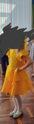 Сукня Ластівка 22_2404 140 см Помаранчевий фото від покупців 6