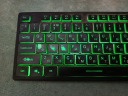Клавиатура Frime Moonfox 3Color Black USB (FLK18210)