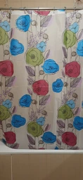 Шторка - занавеска для ванной Мій Дім Colorful flowers 180х180 NJ10108 фото от покупателей 1