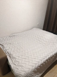 Покрывало Sleepingg Bodi двустороннее 240х260 Антиаллергенное волокно со стежкой какао/Серое (4820227286133) фото от покупателей 15