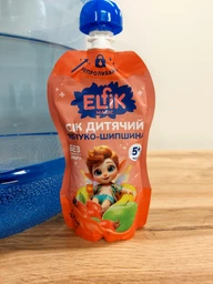 Упаковка детского сока Elfik Magic Яблоко-шиповник 175 мл х 12 шт (4820266361754)