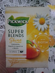 Упаковка чая трав'яного Pickwick Super Blends Shine (Блеск и сияние) 4 шт х 15 пакетиков (8711000564493)