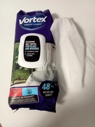 Салфетки хозяйственные влажные для стекла Vortex с клапаном 48 шт (4823071662771)