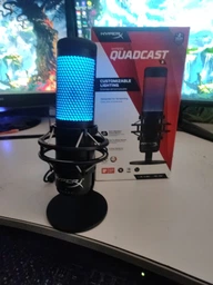 Мікрофон для ПК, для стрімінгу, подкастів HyperX QuadCast S (HMIQ1S-XX-RG/G)