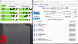 Накопичувач SSD WD Black SN7100 1TB NVMe M.2 2280 PCIe 4.0 x4 (WDS100T4X0E) фото от покупателей 6
