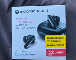 Наушники Motorola Moto Buds 125 ENC Black (5055374716601) фото от покупателей 13