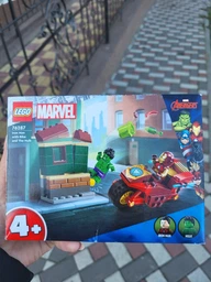 Конструктор Lego Super Heroes Залізна Людина на мотоциклі та Халк 76287