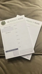 Тижневий планер LifeFLUX My perfect week, стильний, А5, 62 арк. (LFWEUPST035)