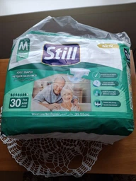 Підгузки для дорослих STILL Adult Diaper L 30 шт памперси великих розмірів 110-150 см для людей похилого віку з індикатором вологості з високою поглинальною здатністю та еластичними бортами для активного способу життя фото від покупців 3
