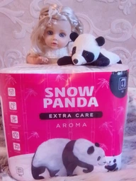 Туалетний папір Сніжна Панда Extra Care Aroma 4 шари 4 рулони (4820183970640) фото від покупців 7