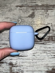 Чехол-накладка DK для Huawei FreeBuds SE 2 | Silicone Candy Friendly с карабином (016459) (lilac) фото от покупателей 3