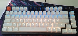 Клавиатура механическая проводная GamePro MK160B Hot-Swap Red Swich 75% RGB Black