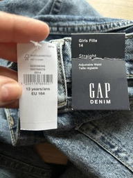 Подростковые джинсы для девочки GAP 789592-00 145-152 см Черные (1200116598753) фото от покупателей 1
