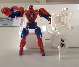 Конструктор LEGO Marvel Робот Людини Павука проти Анти-Венома 107 деталей (76308)