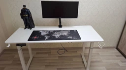 Стіл з електро-регулюванням висоти 120 X 60 см Flexi Desk White 027898 фото від покупців 1