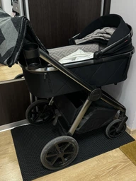 Килимок придверний в передпокій, для взуття, брудозахисний EVAPUZZLE 80x60 см сірий фото від покупців 3