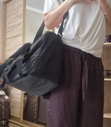 Спортивная сумка шоппер тканевая Adidas Sp Bag JE3223 Black/Silvmt (4067902589367) фото от покупателей 2