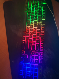 Клавиатура проводная GamePro GK296 USB RGB Black