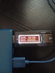 USB тестер Dynamode напряжения 3-20V, силы тока 0-3A и заряда батареи 0-99999 mAh (KWS-V21) фото от покупателей 1