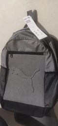 Рюкзак спортивный тканевый 28 л вмещает формат А4 Puma Buzz Heather Backpack 09135001 Medium Gray Heather (4067984165619)