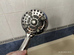 Водосберегающая душевая лейка DROP SPA6F-MULTI120 "Туман" с 6 SPA потоками - Экономия 66% фото от покупателей 9