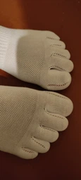 Носки низкие с пальцами мужские Dizer Socks 40-43 белый
