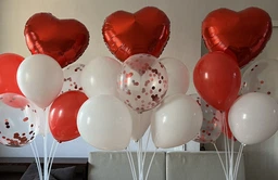 Фонтан Из Шаров I Love You Красный фото от покупателей 1