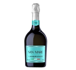 Вино игристое San Mare Lambrusco dell\'Emilia Rosso красное полусладкое 0.75 л 8% х 6 шт. (8008820160708)
