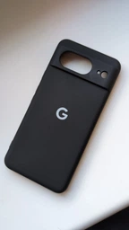 Чохол з лого "Google" з мікрофіброю Google Pixel 8 Сірий фото от покупателей 5