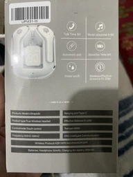 Безпровідні блютуз наушники LEXEGO Ultrapods Max з дисплей індикатором Blue UPM31-BU фото від покупців 13