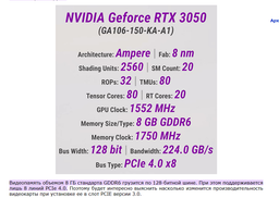 Видеокарта ASUS GeForce RTX3050 6Gb DUAL OC (DUAL-RTX3050-O6G) фото от покупателей 1