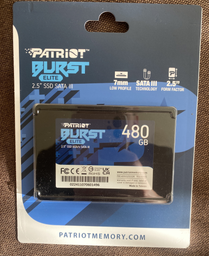 Накопичувач SSD Patriot Burst Elite 960GB 2.5" SATA III (6Gb/s) 3D TLC NAND (PBE960GS25SSDR) фото від покупців 4