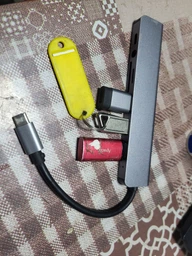 USB хаб Deepfox 2218TU Type C/Type A 8 в 1 алюмінієвий hub картрідер аудіо