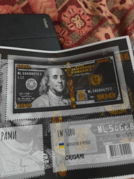 Картина по номерам Франклин Доллар с красками металлик(золотые) 40*80 см Оригами (LW5100) фото от покупателей 2