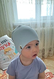 Шапочка Sweet Hats дитяча весняна трикотажна подвійна 46-54 (ОД-01-01) фото від покупців 1