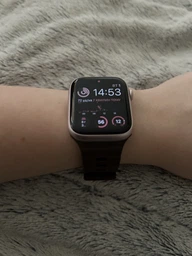 Силиконовый ремешок Fruct Lightning Buckle для Apple Watch 42/44/45/46/49 mm Light Blue фото от покупателей 3