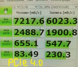 SSD M.2 накопичувач Lexar EQ790 1TB (LEQ790X001T-RNNNG) фото від покупців 2